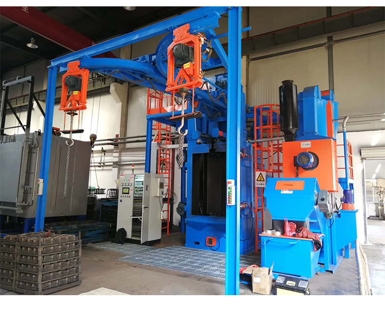 深圳百超機械吊鉤式拋丸機設備介紹圖